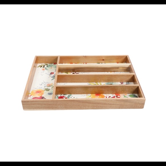 The Pioneer Woman Pioneer Willow Cutlery Tray - Picture 3 of 5